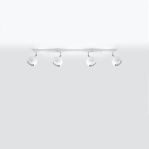 Sollux Lighting Plafondlamp OCULARE 4L wit - 80x10x16cm