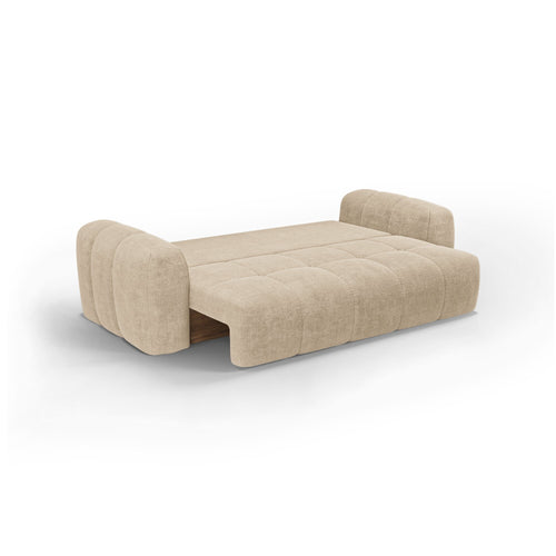 Premium Interiors - Slaapbank met opbergruimte SKY - kruisbinding beige 260cm