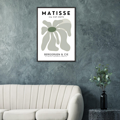 Artfulprints Poster Matisse – Floral dream   - A4 21x29.7 cm - Grijs