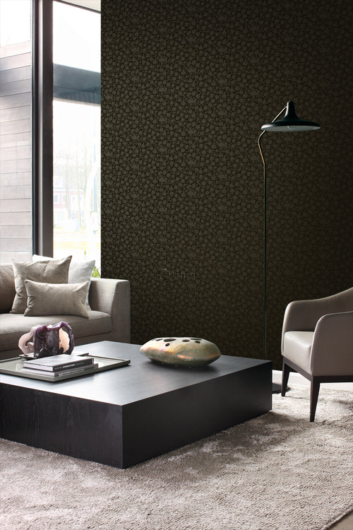 Origin Wallcoverings behang bloemen zwart - 53 cm x 10,05 m - 345440 - vtwonen shop