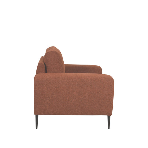 LABEL51 Fauteuil Ferraro - Oranje Bouclé - 112x88x85cm - vtwonen shop