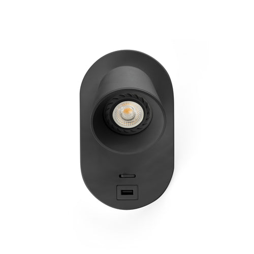 Faro Corb USB C Leeswandlamp Mat Zwart 1x