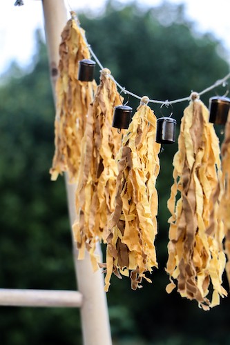 Return to Sender Slinger 2 m okergeel bohemian - vtwonen shop