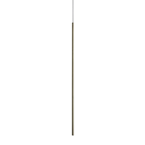 Ideal Lux LOOK Slanke hanglamp van 100 cm, messing, 1x LED 220lm 3000K