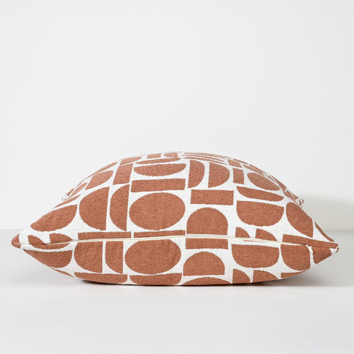 Darcy & Duke sierkussen Coral Pop - Oranje - 55x55cm