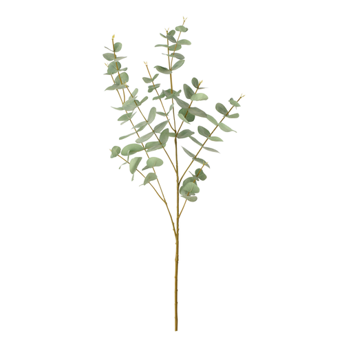 J-Line plant Eucalyptus - textiel - groen -  2 stuks
