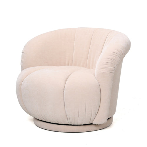 DÉJA Living Fauteuil Arby - Beige Stof/Metaal - 86x84x70cm - vtwonen shop