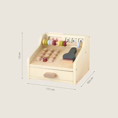 Petite Amélie Houten speelgoed kassa Noisette 31 dlg - vtwonen shop