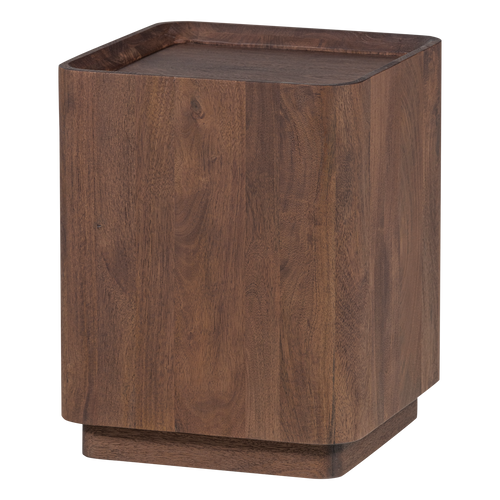 WOOOD bijzettafel Volu - Mangohout - Bruin - 50x40x40