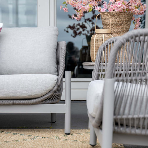 Garden Impressions Loungeset Luzia 3-delig - taupe - grey sand