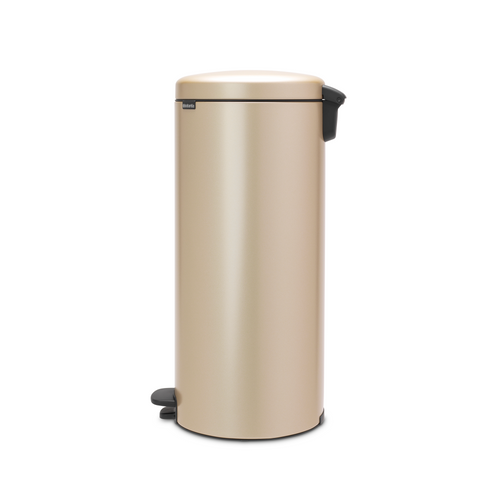 Brabantia NewIcon Pedaalemmer, 30 liter, kunststof binnenemmer - Metallic Gold