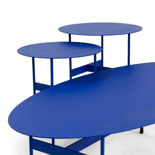 Spinder Design salontafel Mira Oval - Ultramarine - vtwonen shop