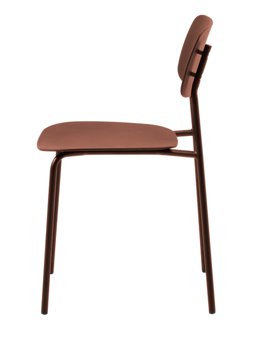 Rebellenclub Eetkamerstoel Strom - Set van 4 - Terracotta - vtwonen shop