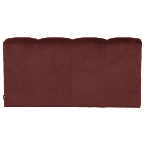 WOOOD eetbank 164cm met rugleuning Mojo - Velvet - Kastanjebruin - 83x164x73