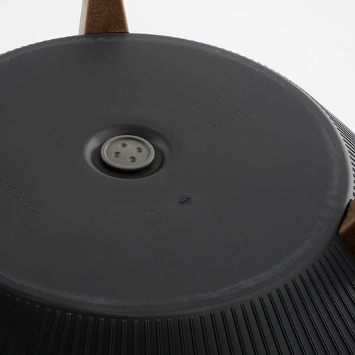 Mica Decorations Doppio Bloempot op Poten - H22 x Ø47 cm - Gerecycled Plastic - FSC Mix - Zwart