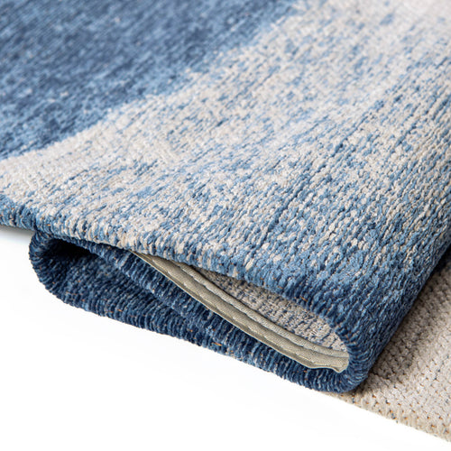 Lola&Moi vloerkleed Ink - blauw -80x150cm - vtwonen shop