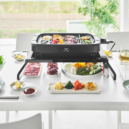 Yamazaki Tower Grill standaard inklapbaar - Zwart