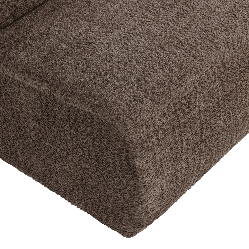 WOOOD 1-zits bank Mojo Base - Wollig - Bruin - 74x84x97
