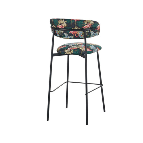 LABEL51 Barkruk Ferry - Multi Velvet - Zithoogte 76cm - vtwonen shop