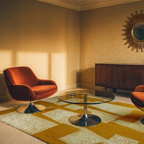 Lola&Moi vloerkleed Calisson - geel -170x240cm - vtwonen shop