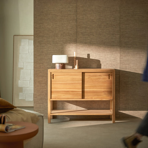 Tikamoon Buffetkast van massief teak 100 cm - Naturel