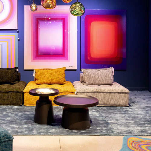 Kare Design Bijzettafel Lima Ø50cm zwart - vtwonen shop