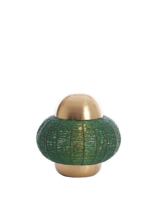 Light & Living tafellamp CETARA - groen - Ø25x26cm
