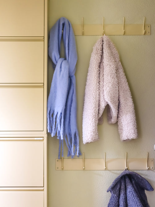 Spinder Design kapstok Fusion 5 - Butter Yellow - 5 haken - Exclusief voor vtwonen! - vtwonen shop