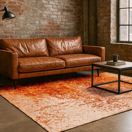 Lola&Moi vloerkleed Sun Fire - goud - 240x340cm