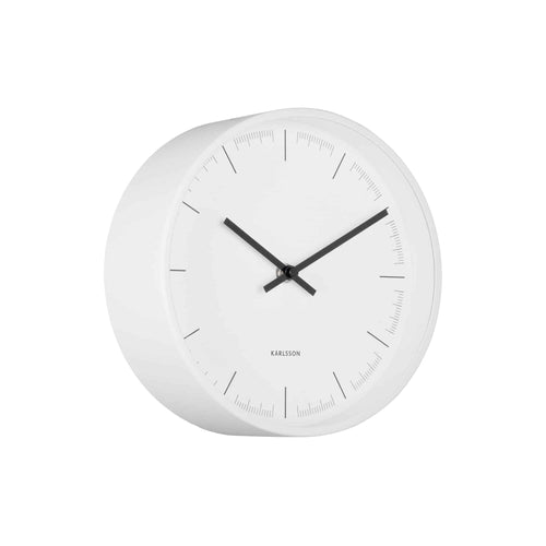 Karlsson wandklok Odense Deep - wit - Ø21.5cm