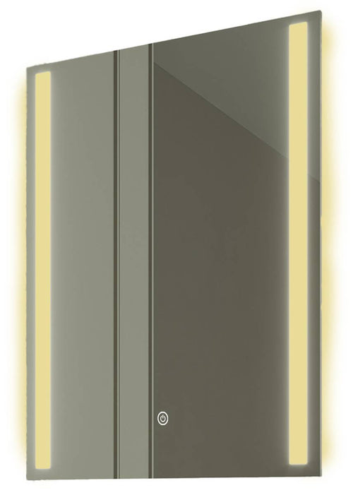 LOMAZOO badkamerspiegel Phoenix - met LED verlichting & anti condens - rechthoekig - 80 x 60 cm