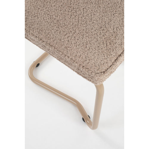 Zuiver Ridge Kink Soft Eetkamerstoelen Beige - Set van 2