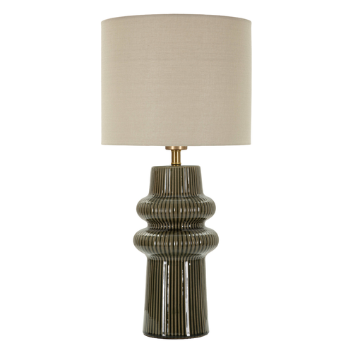 Mauro Ferretti tafellamp - Ø 30x64,5 cm - groen/beige