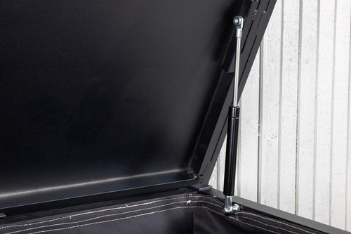 Rebellenclub Opbergbox kussen Malva - 130 x 60 cm - Zwart