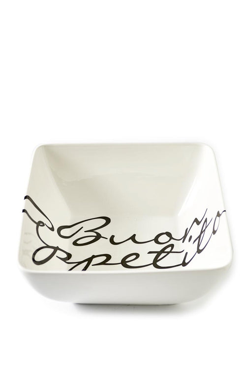 Rivièra Maison Buon Appetito Bowl L - Porselein - Off White - vtwonen shop