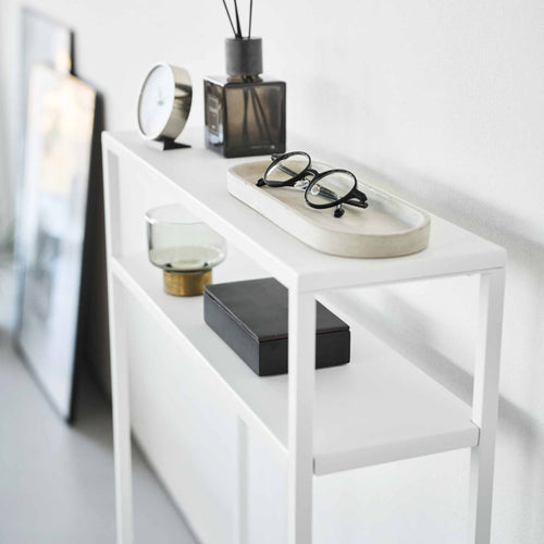 Yamazaki Tower Wandtafel 2-laags - Wit