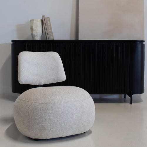 DÉJA Living Fauteuil Loulou - Stof - Beige - vtwonen shop