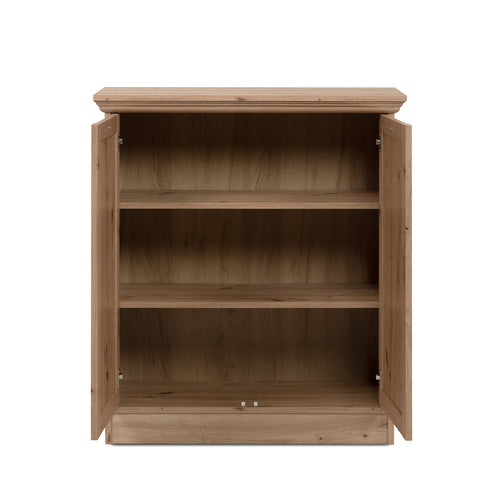 Calicosy - TIMBER Buffetkast met 2 deuren - Eikenhout - 35x80x90 cm