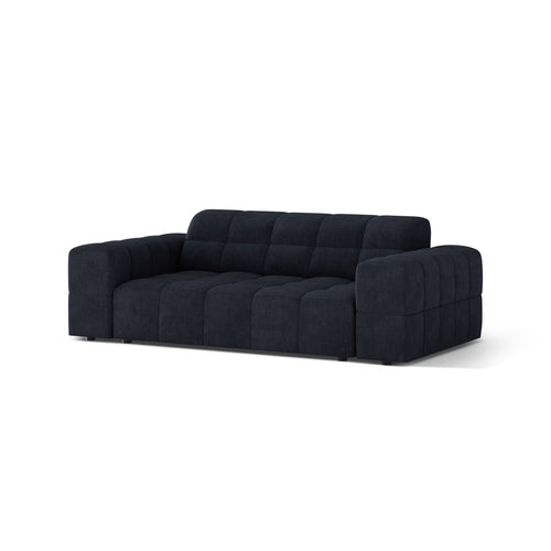 Cosmopolitan Design - Bank Chicago 2-zits, chenille marineblauw - 102x178x78cm