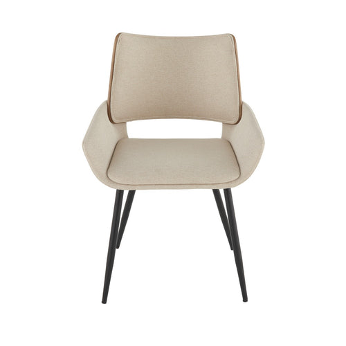 Signature - HORTENSE Set van 2 stoelen - Naturel - 54x58x81 cm