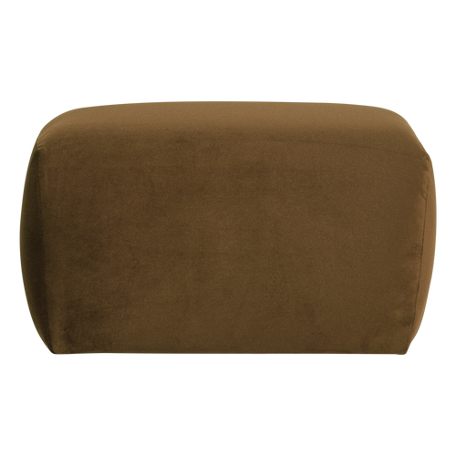 WOOOD poef Mojo Base - Velvet - Honinggeel - 45x84x64