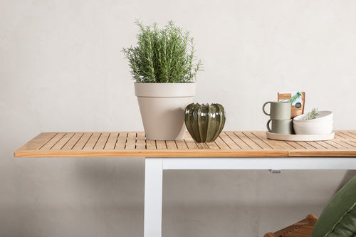 Rebellenclub Rechthoekige Tuintafel Castor - 224 x 100 cm - Wit - vtwonen shop