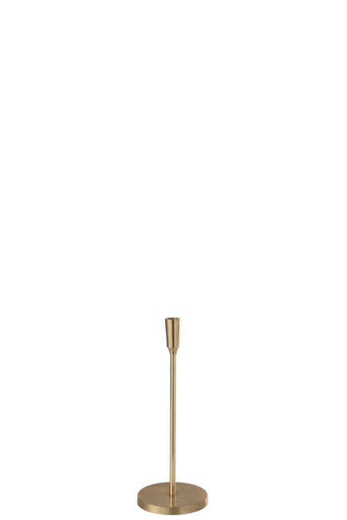 J-Line kandelaar - metaal - goud - small