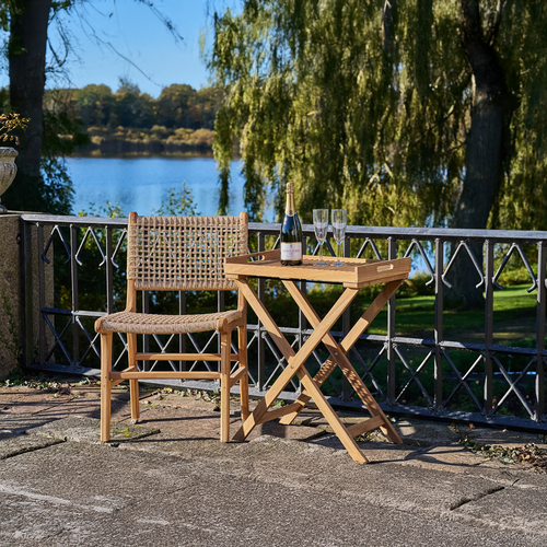 Artichok Celeste Houten Bijzettafel Naturel - 60 x 40 cm - vtwonen shop