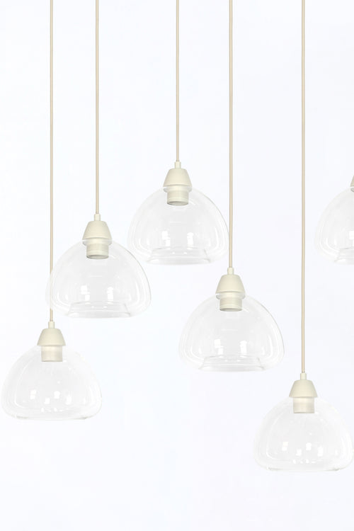 Light & Living hanglamp BISHO - wit - 120x19x14cm - vtwonen shop