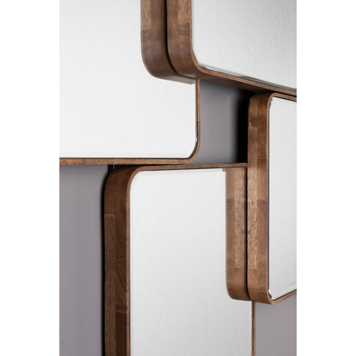 Dutchbone Cordelia Spiegel/ Wandspiegel Hout - Bruin