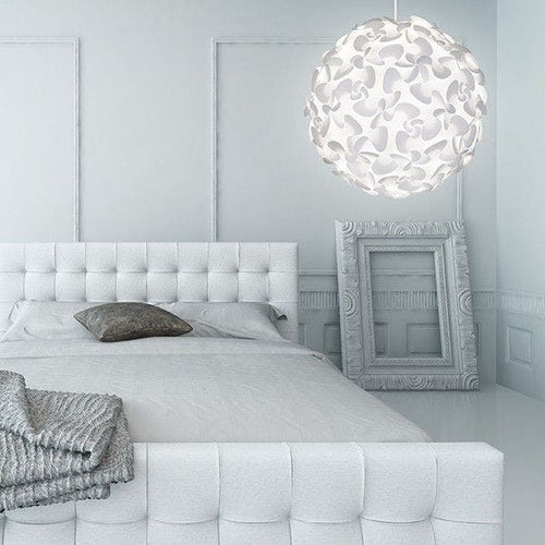 Umage Lora X-Large hanglamp white - met koordset zwart - Ø 75 cm - vtwonen shop