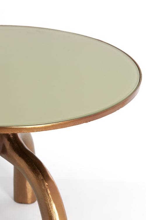 Light & Living salontafel MELLO - Ø65x44cm - bruin