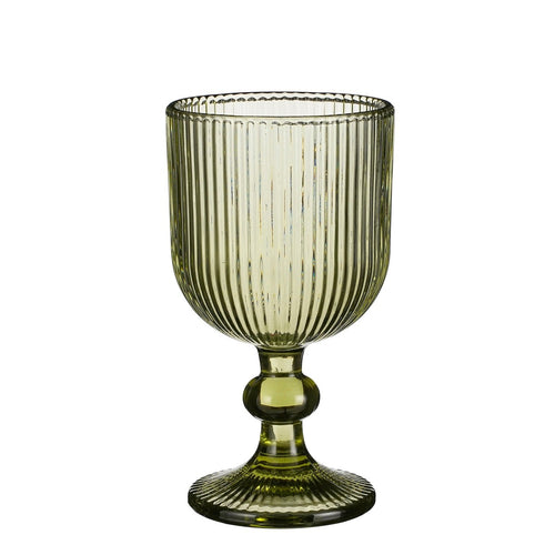 Mica Decorations Merlot Wijnglas - 250 ml - Glas - Lichtgroen