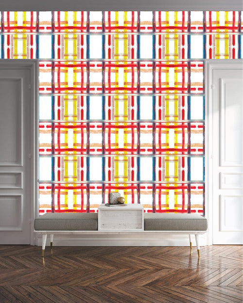 Catchii Behang Mondriaan Stripes green